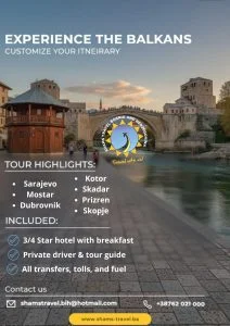 Balkan Tour  – 9 days / 8 nights
